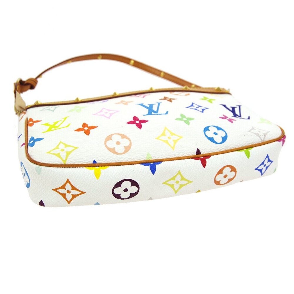 Authenticity Guarantee LOUIS VUITTON POCHETTE ACCESSOIRES HAND BAG SD0074 MULTIC - Picture 3 of 11